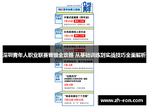 深圳青年人职业联赛晋级全攻略 从基础训练到实战技巧全面解析